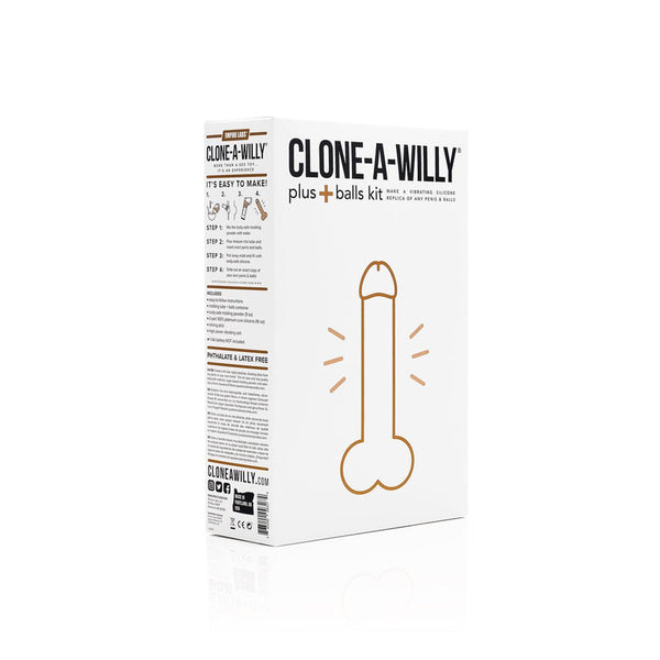Clone-A-Willy Plus with Balls Light Skin Tone - TruLuv Novelties