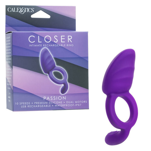 Closer Intimate Rechargeable Ring Passion - Purple - TruLuv Novelties