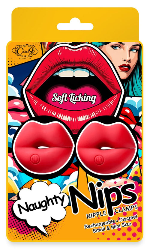 Cloud 9 Naughty Nips Nipple Clamps - Red - TruLuv Novelties