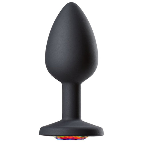 Cloud 9 Novelties Gems Jeweled Silicone Anal Plug - Small - TruLuv Novelties