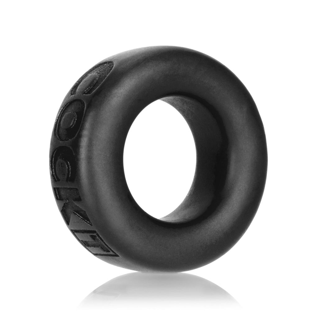 Cock T Comfort Cockring by Atomic Jock Silicone Smoosh - Black - TruLuv Novelties