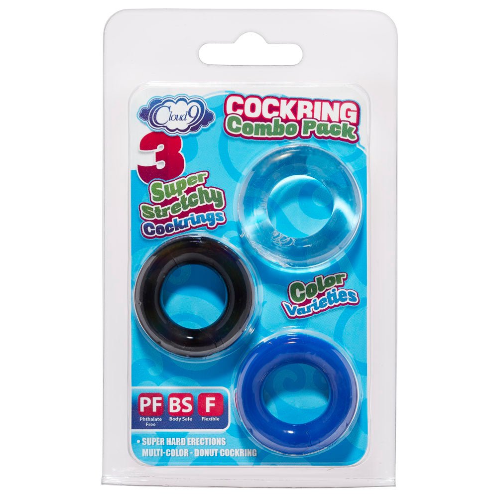 Cockring Combo Color Varieties - TruLuv Novelties