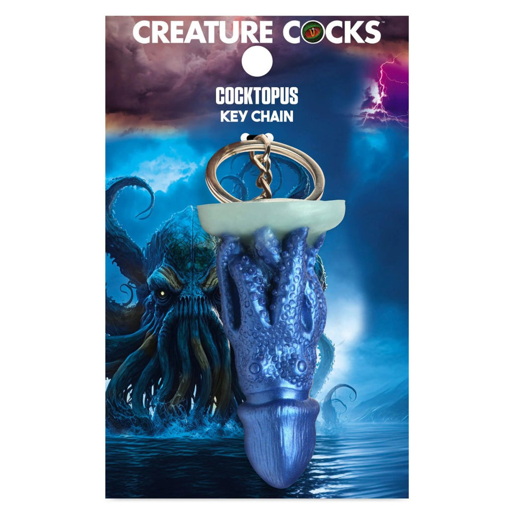 Cocktopus Keychain - Blue - TruLuv Novelties