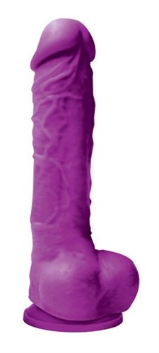 Colours Pleasures - 5 Inch Dildo - Purple - TruLuv Novelties
