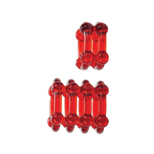 Colt Enhancer Rings - Red - TruLuv Novelties