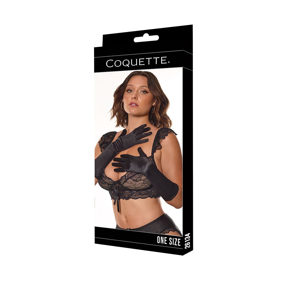 Coquette Gloves Black O/S - TruLuv Novelties
