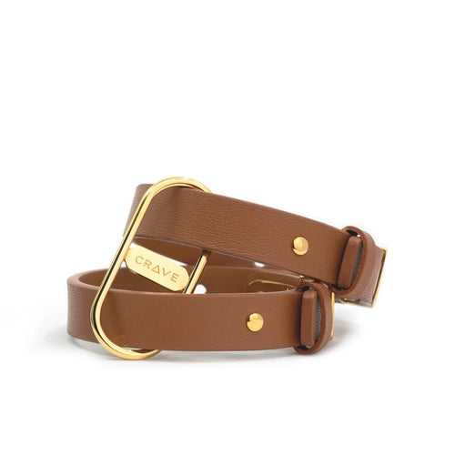 Crave ICON Cuffs Tan/24kt Gold - TruLuv Novelties