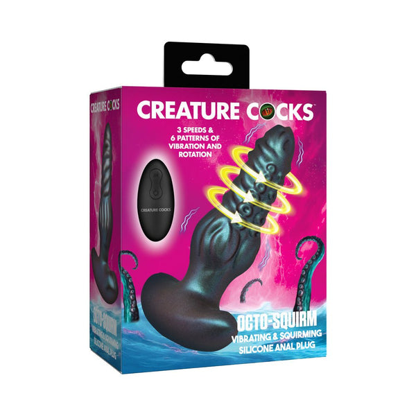 Creature Cocks Octo-Squirm Vibrating & Squirming Silicone Anal Plug - TruLuv Novelties
