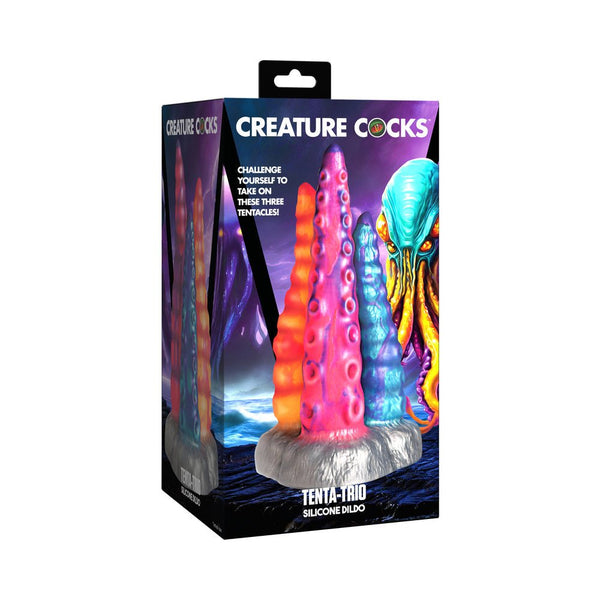 Creature Cocks Tentacle Trio Silicone Dildo - TruLuv Novelties
