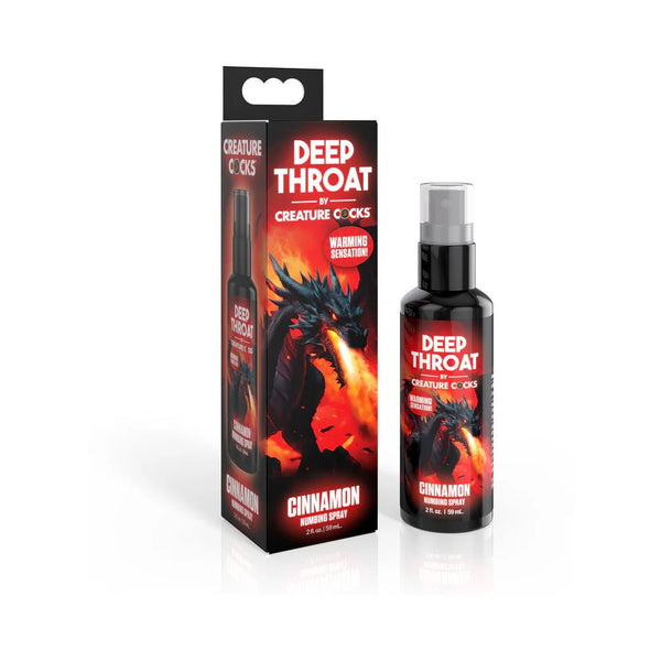 Creature Cocks Throat Numbing Spray Cinnamon 1 oz. - TruLuv Novelties