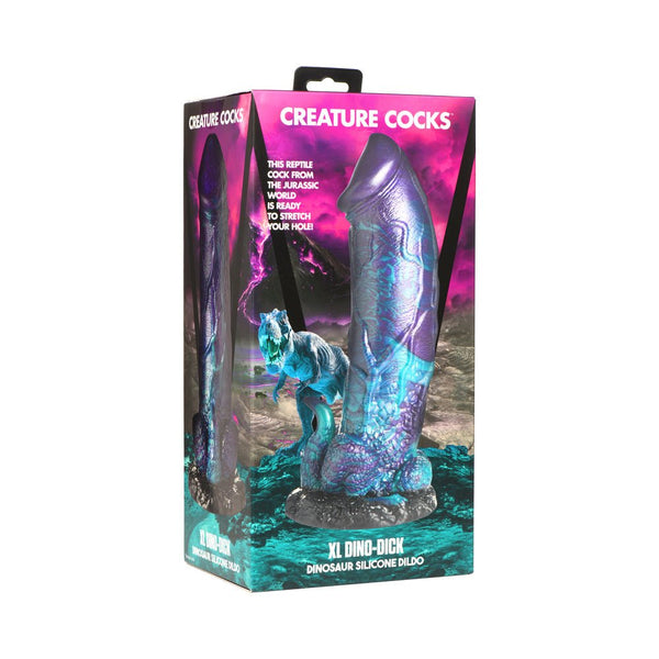 Creature Cocks XL Dino Dick Dinosaur Silicone Dildo - TruLuv Novelties