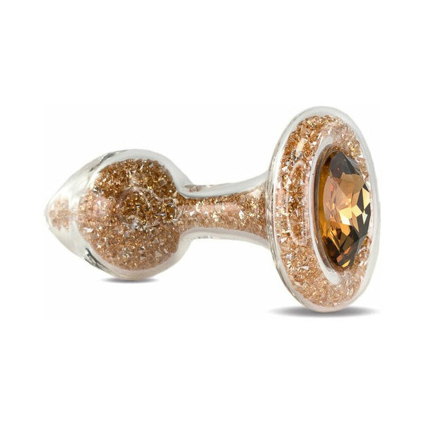 Crystal Delights Sparkle Plug Gold - TruLuv Novelties