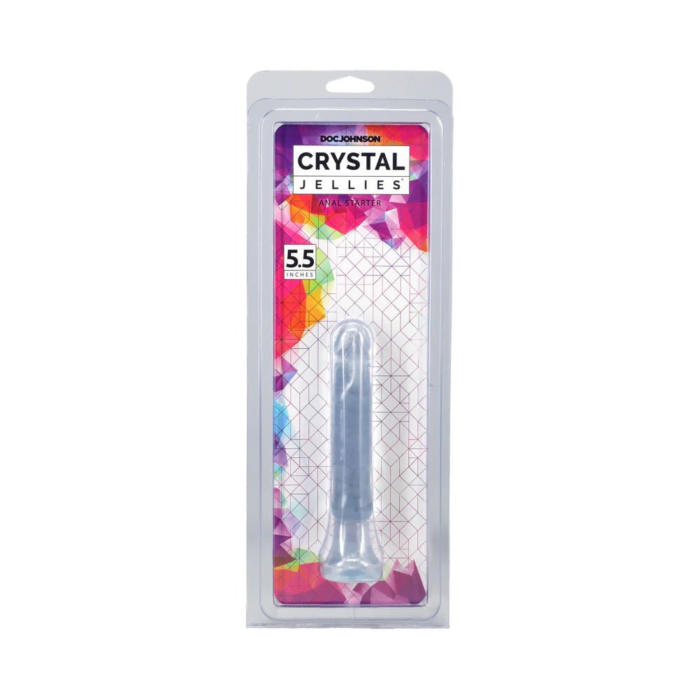 Crystal Jellies - Anal Starter Clear 6in - TruLuv Novelties