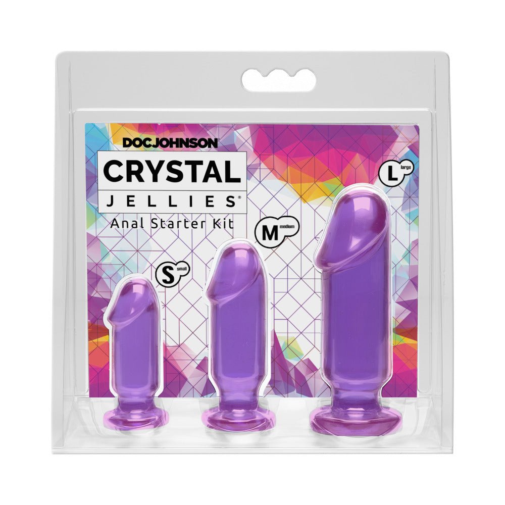 Crystal Jellies - Anal Starter Kit Purple