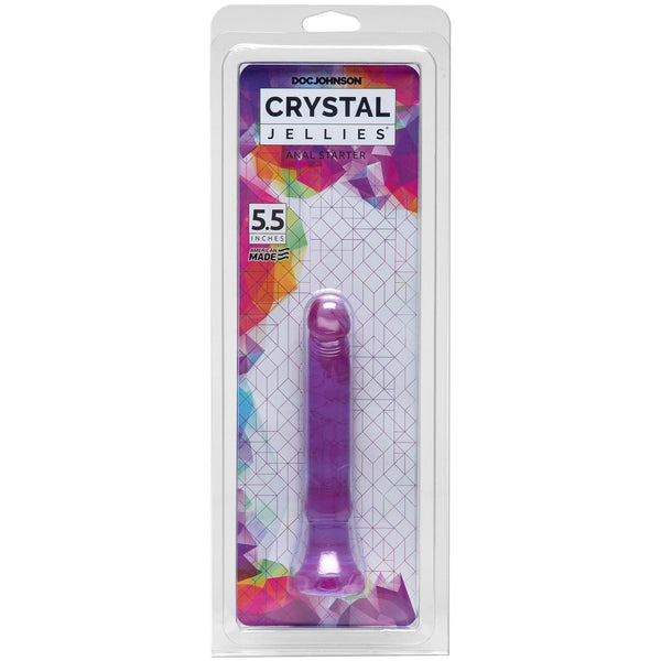 Crystal Jellies Anal Starter - Purple - TruLuv Novelties