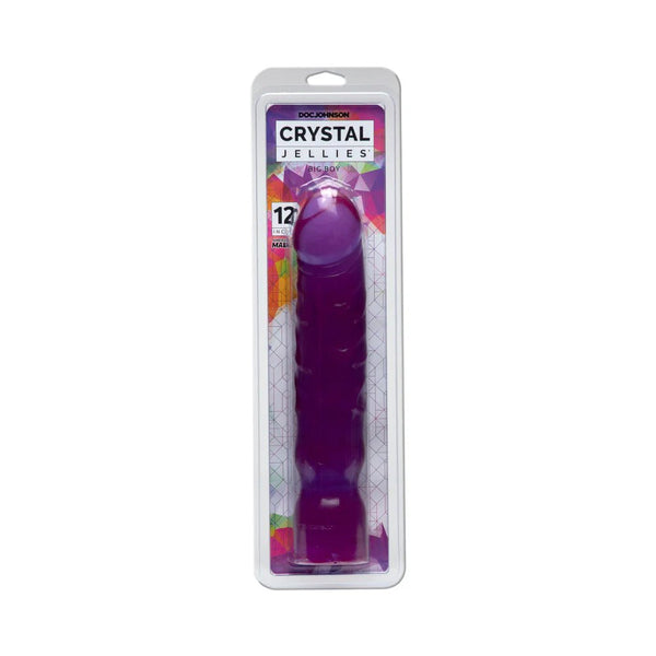 Crystal Jellies - Big Boy Purple 12in - TruLuv Novelties