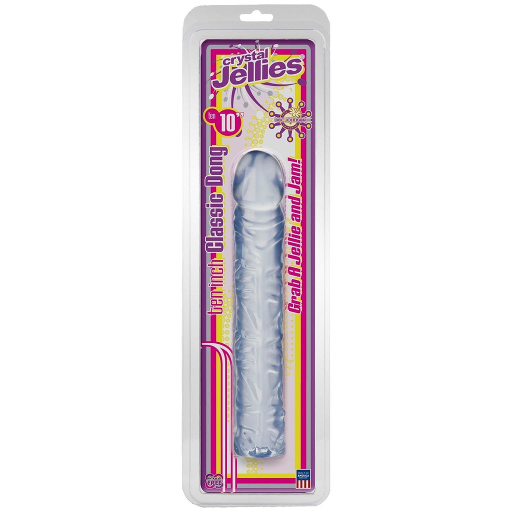 Crystal Jellies Classic Dong 10 Inch - TruLuv Novelties