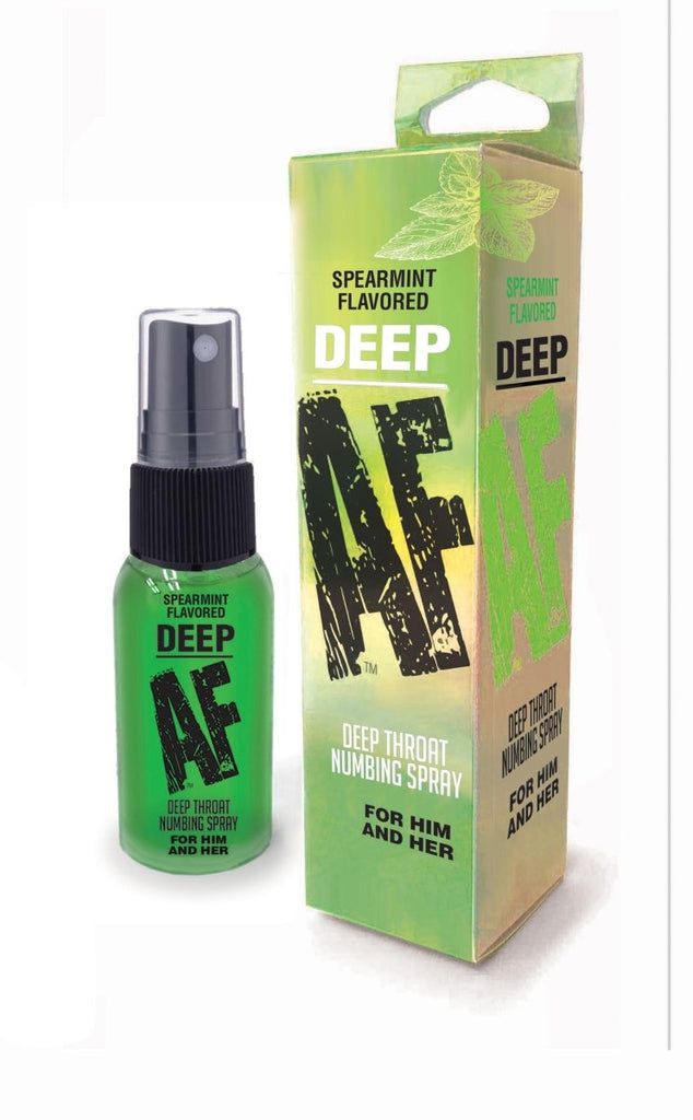 Deep Af - Spearmint Flavored Deep Throat Spray - 1 Oz - TruLuv Novelties