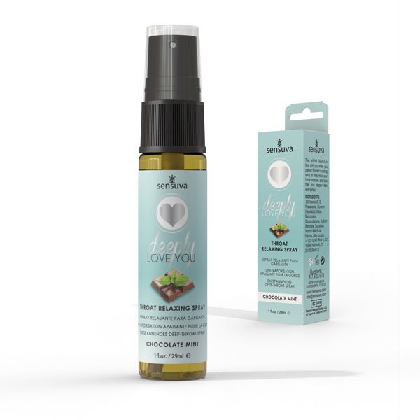 Deeply Love You Throat Relaxing Spray - Chocolate Mint - 1 Fl. Oz. - TruLuv Novelties