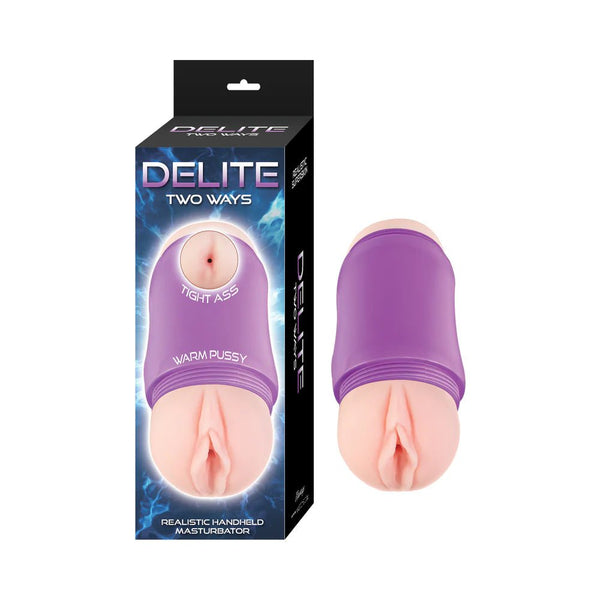 Delite Two Ways Vagina & Ass Beige - TruLuv Novelties