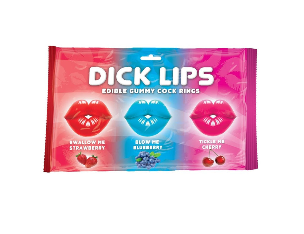 Dick Lips Edible Gummy Cock Rings - TruLuv Novelties