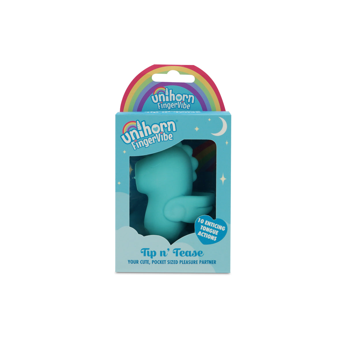 Unihorn Finger Vibe - Tip N Tease Blue
