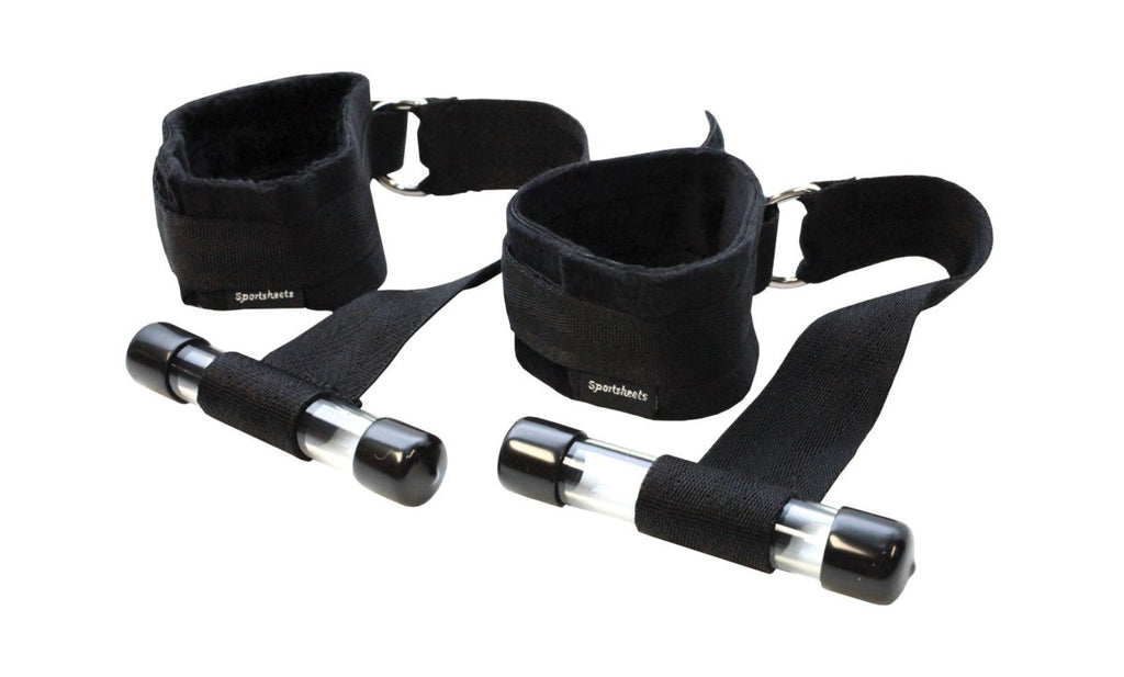 Door Jam Cuffs - Black - TruLuv Novelties