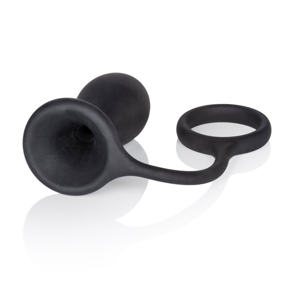 Dr. Joel Kaplan Prostate Probe and Ring - Black - TruLuv Novelties