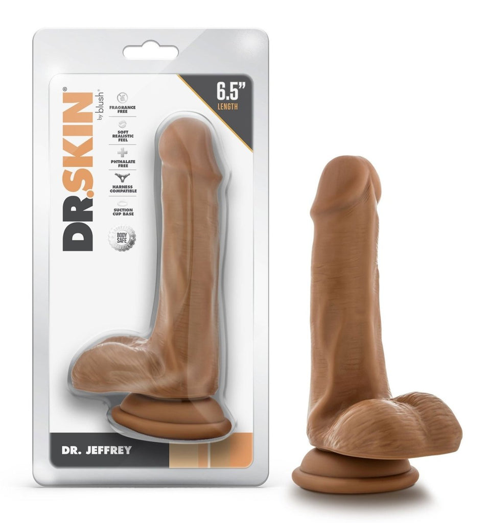 Dr. Skin - Dr. Jeffrey - 6.5 Inch Dildo With Balls - TruLuv Novelties