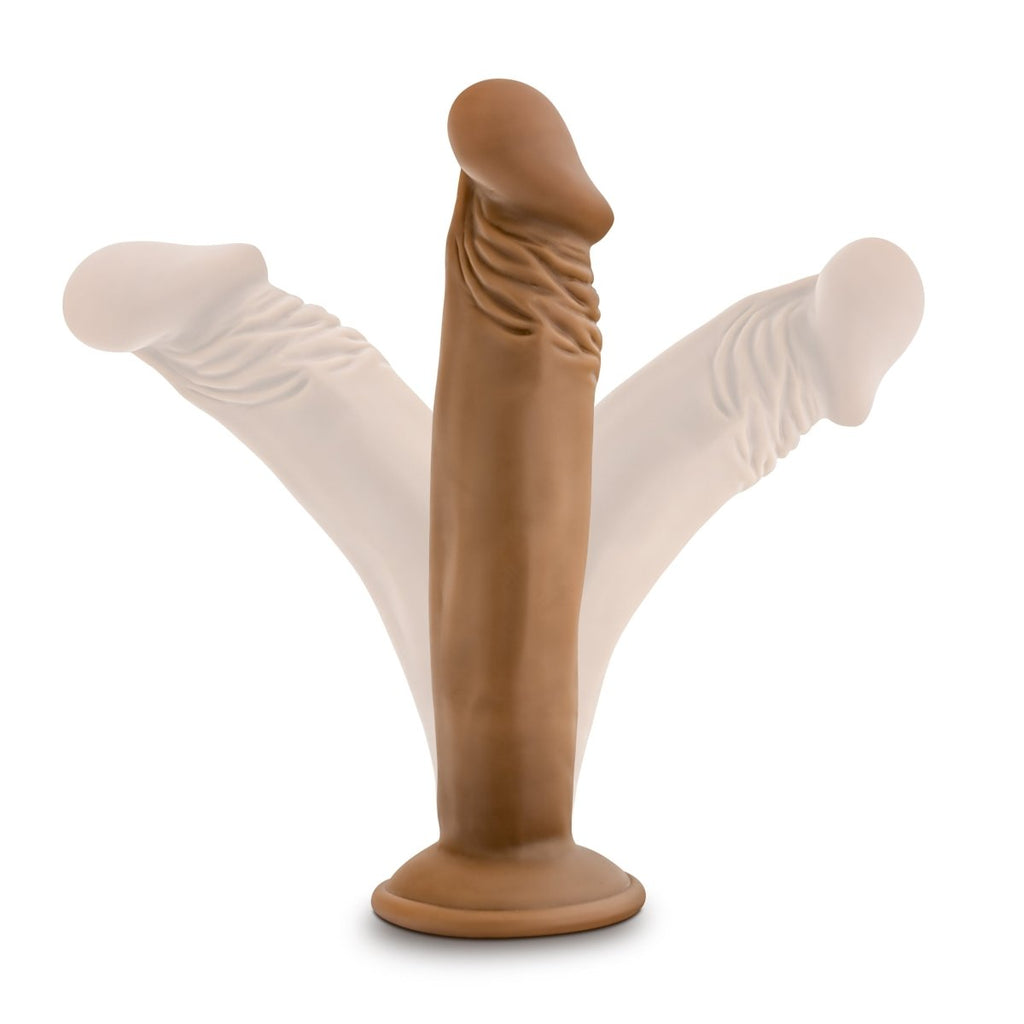Dr. Skin - Dr. Small - 6 Inch Dildo - Mocha - TruLuv Novelties