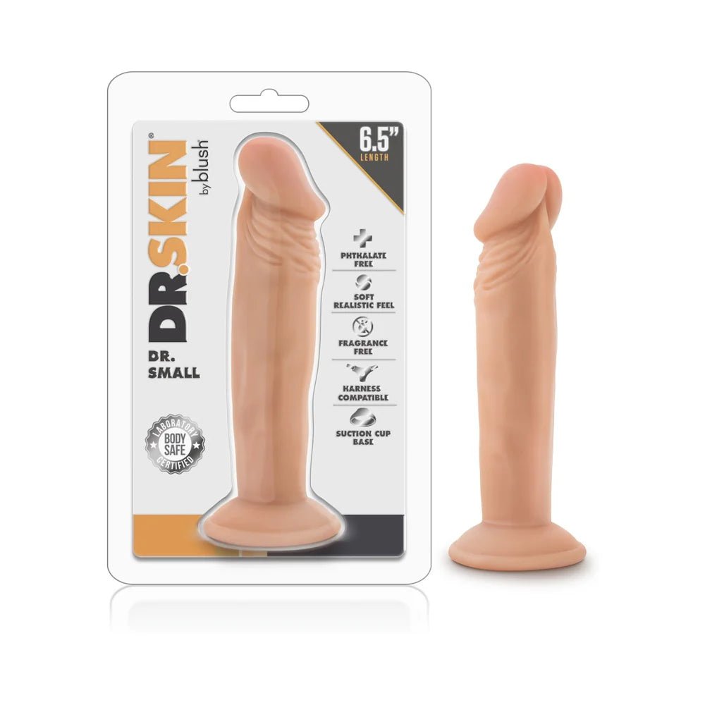 Dr. Skin Dr. Small Realistic 6.5 in. Dildo Beige - TruLuv Novelties