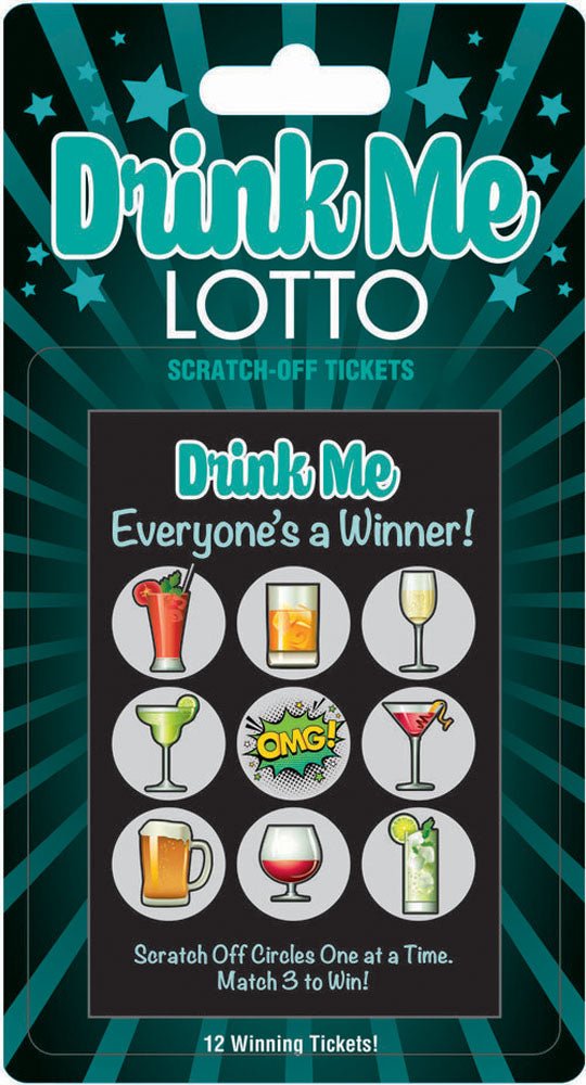 Drink Me Lotto 12 Winning Tickets! - TruLuv Novelties