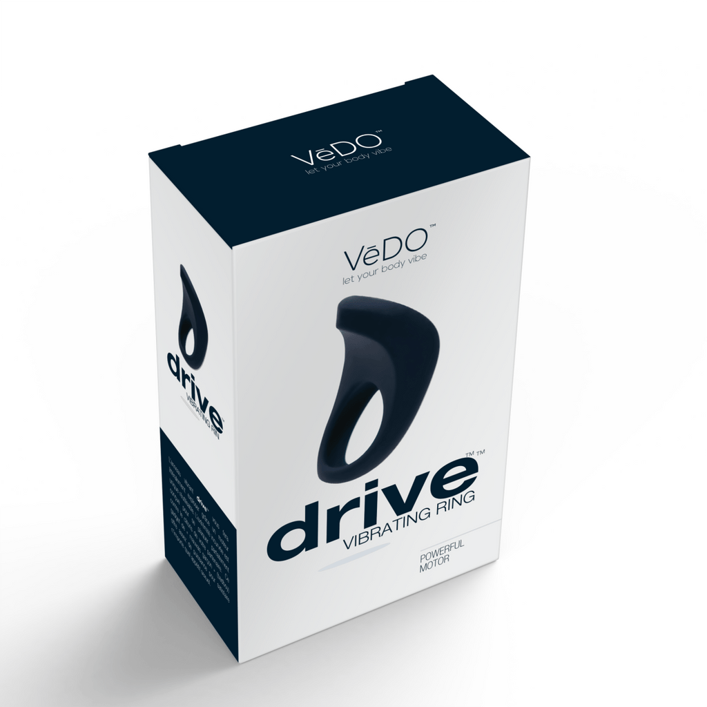 Drive Vibrating Ring - Just Black - TruLuv Novelties