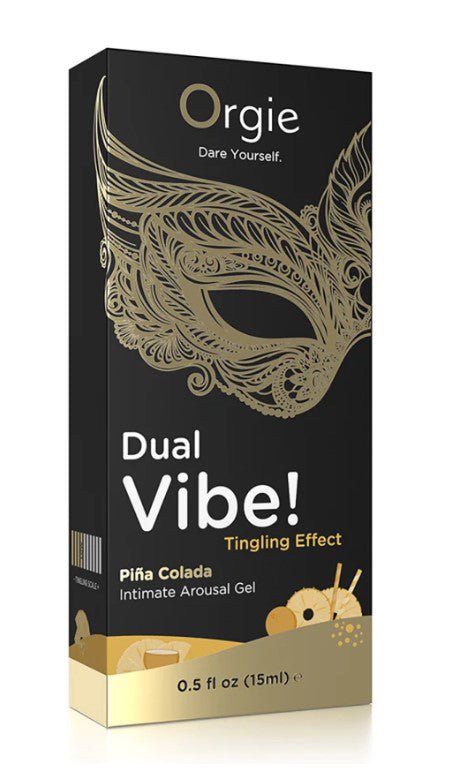 Dual Vibe Pina Colada Kissable Liquid Vibrator - 15ml - TruLuv Novelties