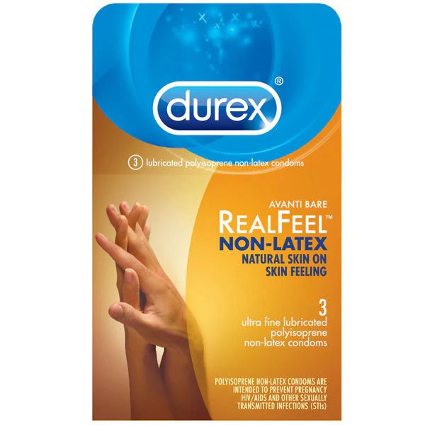 Durex Avanti Bare Real Feel Non - Latex (3) - TruLuv Novelties