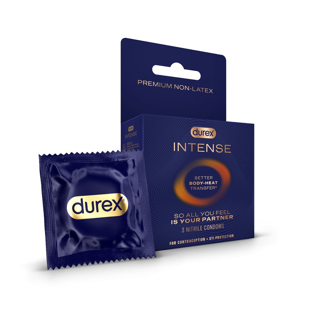 Durex Intense Nitrile Condoms 3 Pack - TruLuv Novelties