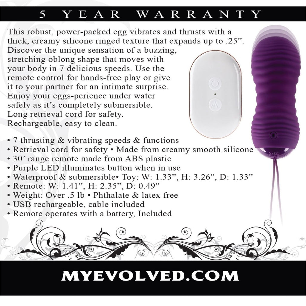 Eager Egg - Plum - TruLuv Novelties