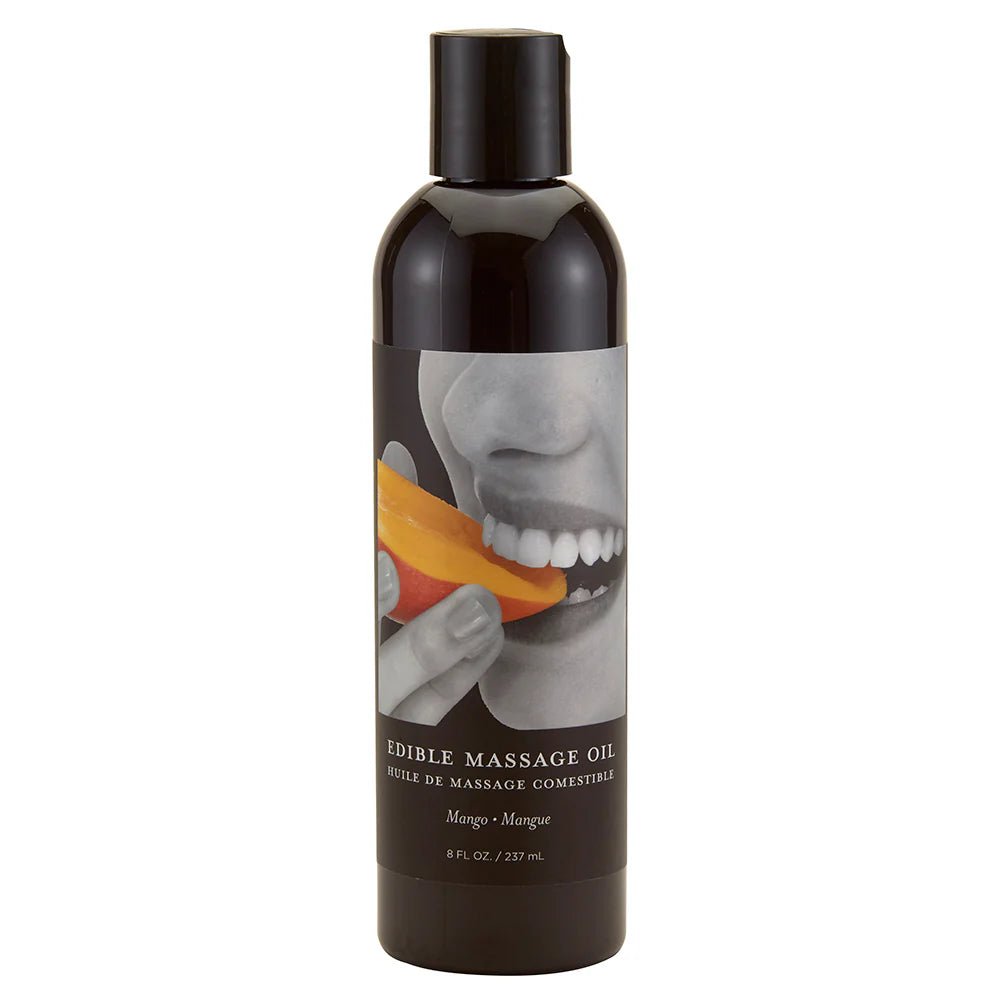 Earthly Body Edible Massage Oil Mango 8oz - TruLuv Novelties