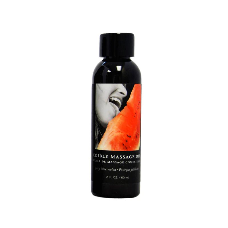 Earthly Body Edible Massage Oil Watermelon 2oz. - TruLuv Novelties