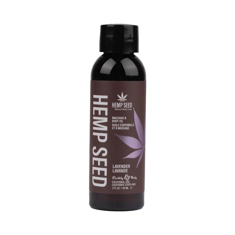 Earthly Body Massage Oil Lavender 2oz - TruLuv Novelties