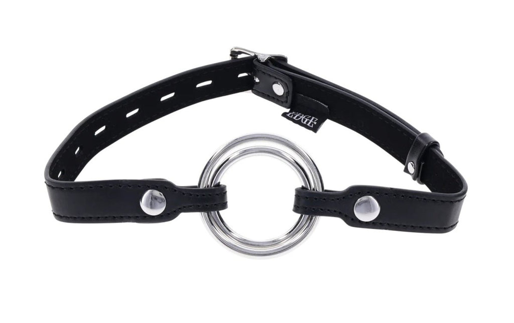 Edge Interchangeable Ring Gag - Black - TruLuv Novelties