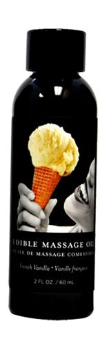 Edible Massage Oil - Vanilla - 2 Fl. Oz. - TruLuv Novelties