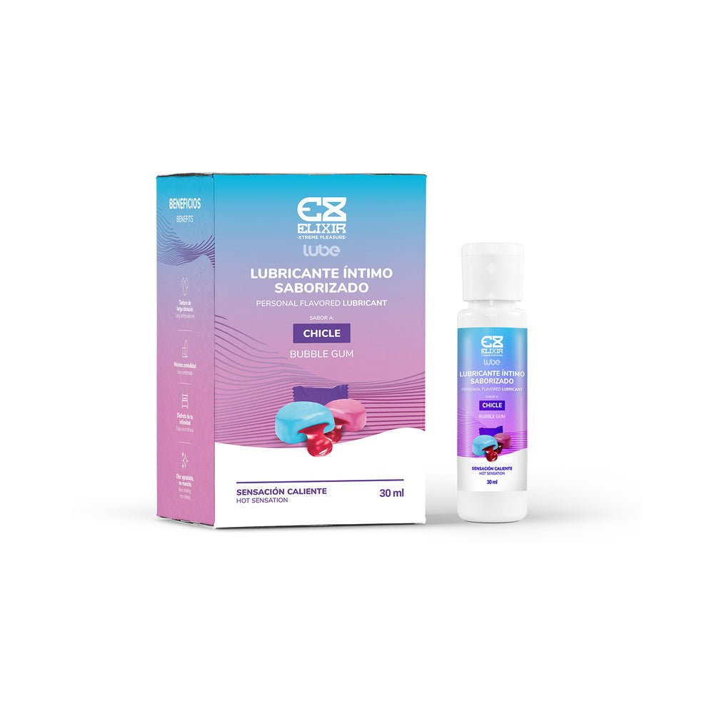 Elixir Bubble Gum Flavored Lubricant 1 oz. - TruLuv Novelties