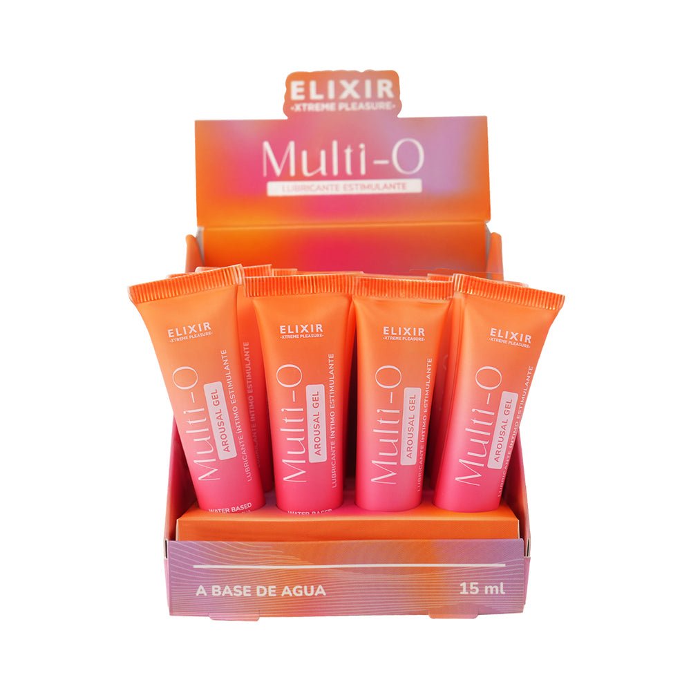 Elixir Multi O Arousal Intimate Gel 0.5 oz. 12pk - TruLuv Novelties