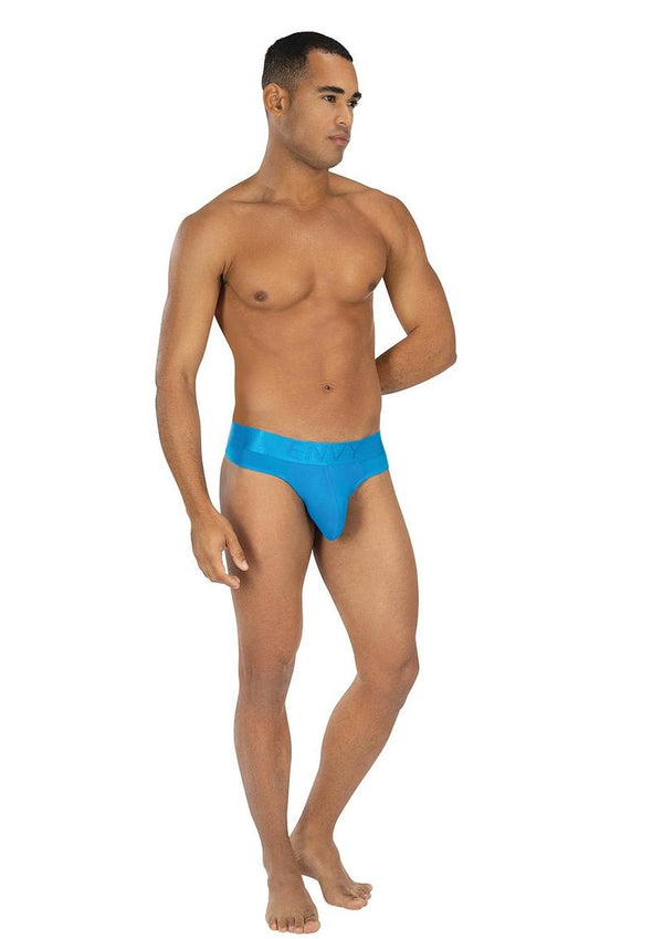 Envy Artic Bolt Thong Blue Medium Large - TruLuv Novelties