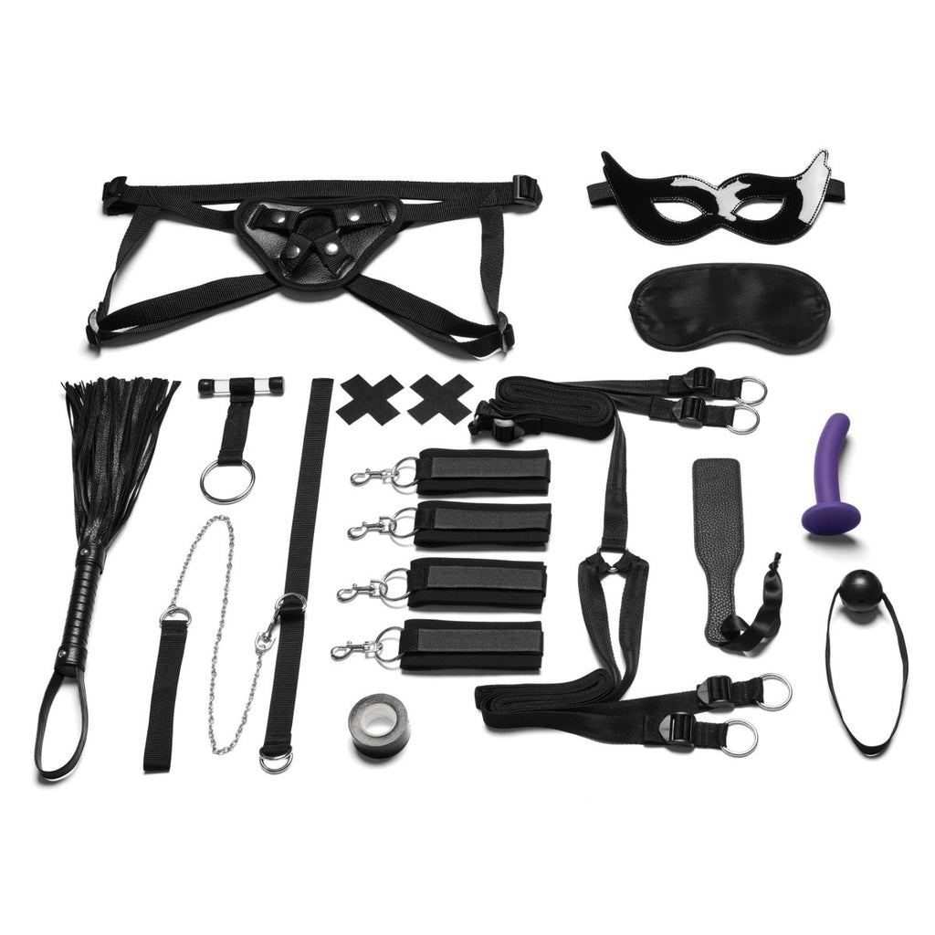 Everything You Need BDSM in-a-Box 12pc Bedspreaders Set - TruLuv Novelties