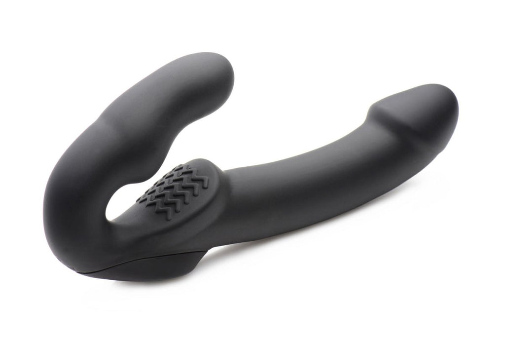 Evoke Rechargeable Vibrating Silicone Strapless Strap - TruLuv Novelties