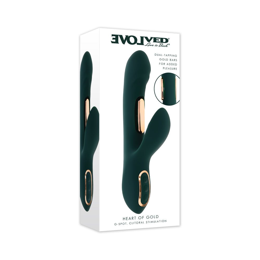 Evolved Heart Of Gold Green - TruLuv Novelties