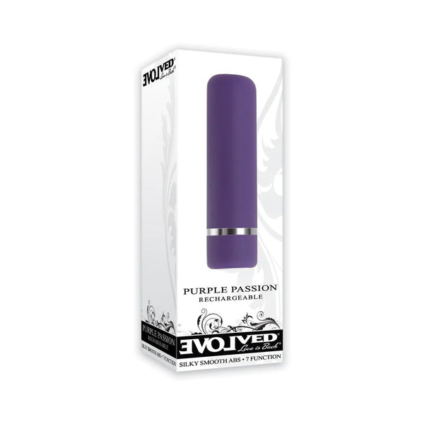 Evolved Purple Passion Rechargeable Petite Bullet Vibrator - TruLuv Novelties
