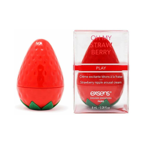 Exsens Nipple Arousal Cream Oh My Strawberry 0.3 oz. - TruLuv Novelties